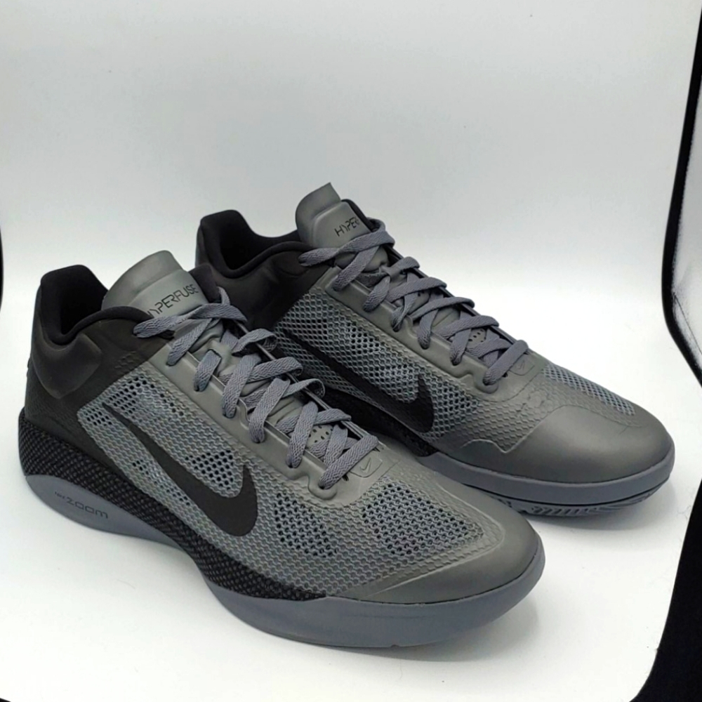 Nike Zoom Gray and Black Athletic Sneakers